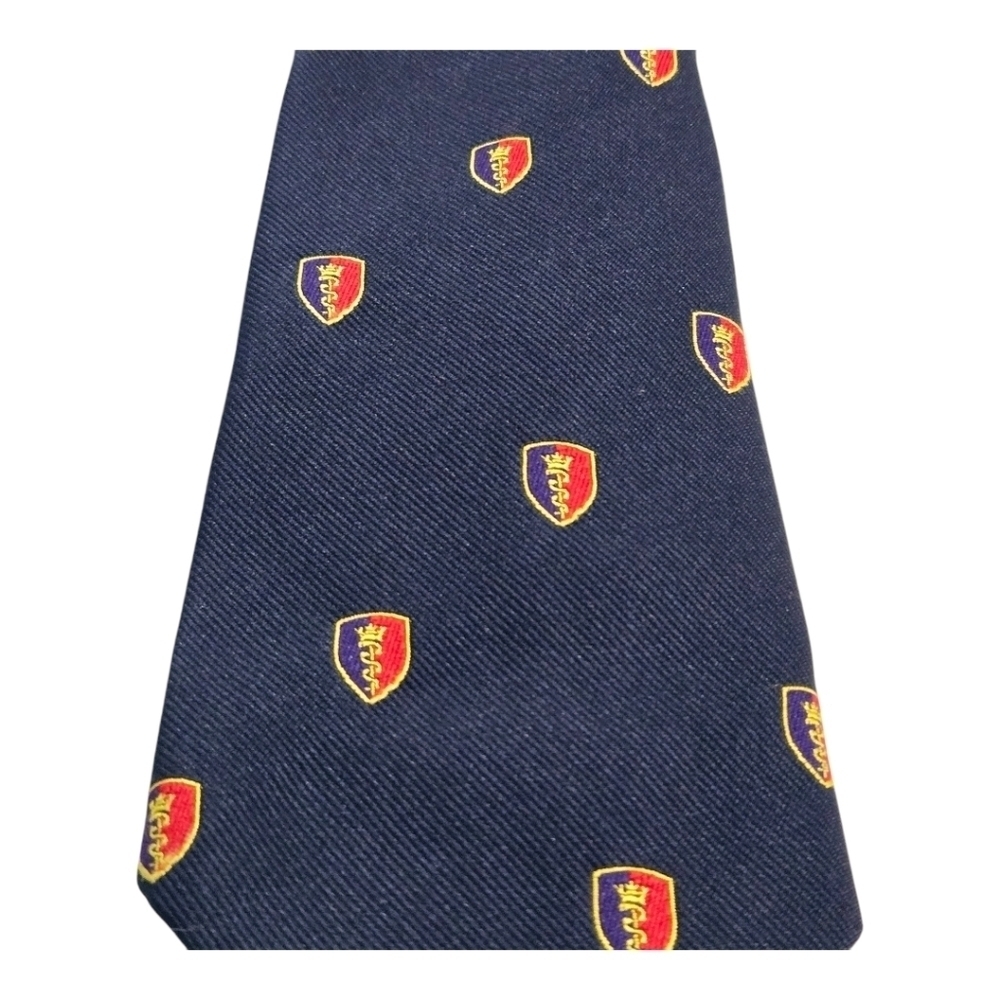 100% Polyester Blue Necktie - Picture 2 of 6